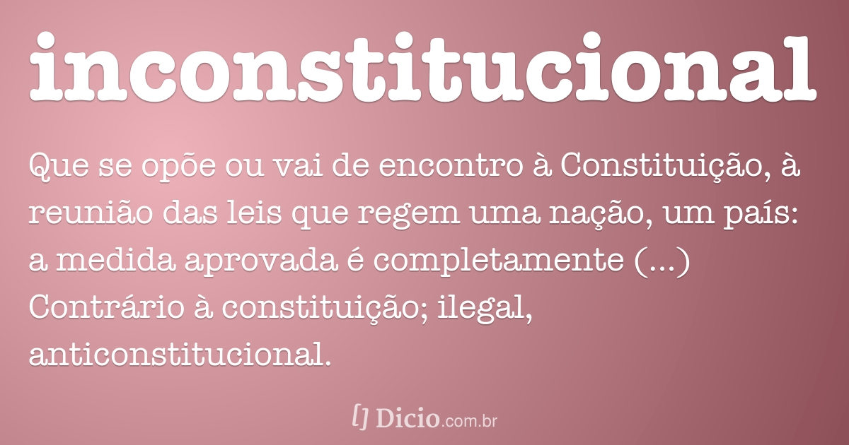inconstitucional
